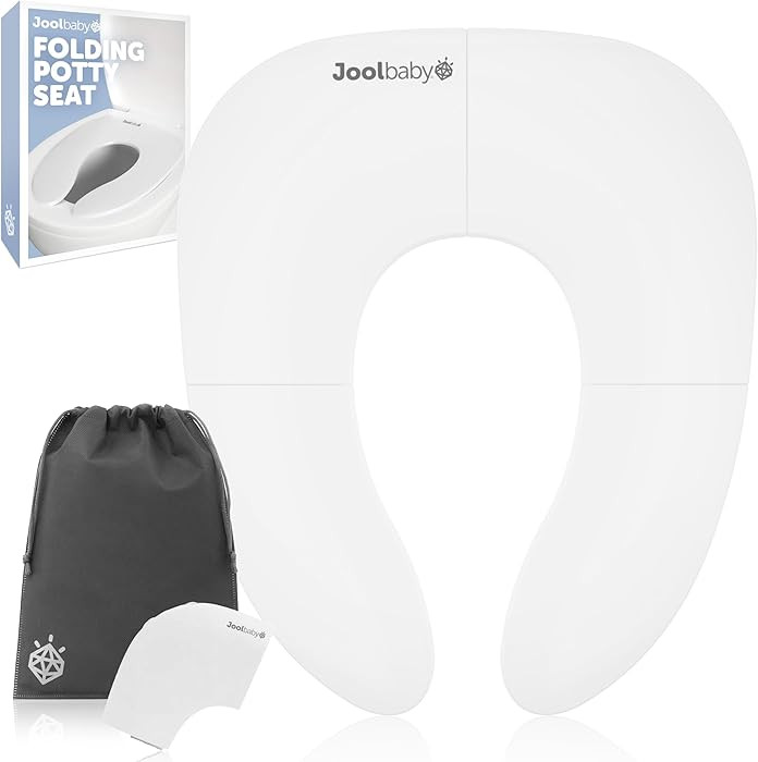 Jool Baby Folding Travel Potty Training Seat for Toddlers, Fits Round & Oval Toilets, Non-Slip Su... | Amazon (US)