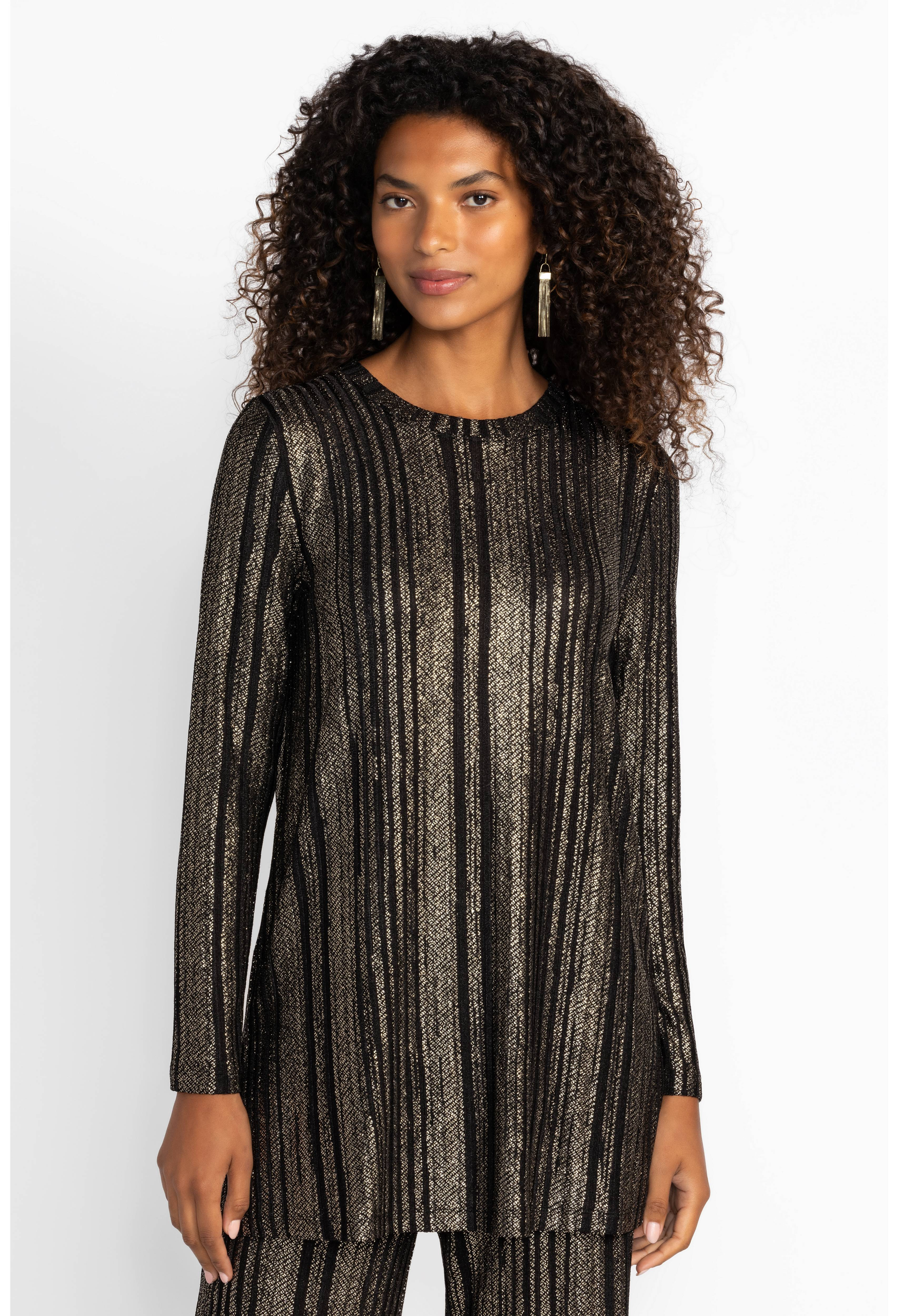 JENNA METALLIC TUNIC | Johnny Was | Johnny Was