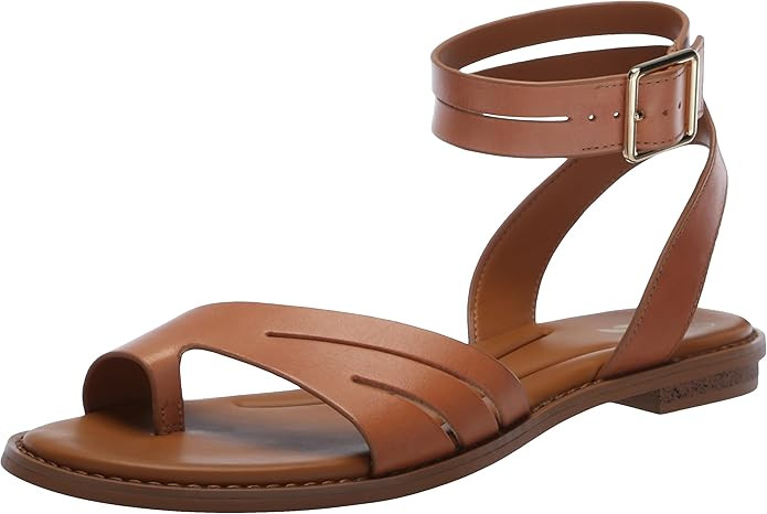 Franco Sarto Women's Greene Ankle Strap Flat Sandals | Amazon (US)