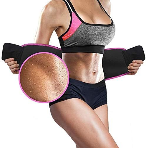 Perfotek Waist Trimmer Belt for Women Waist Trainer Sauna Belt Tummy Toner Low Back and Lumbar Su... | Amazon (US)