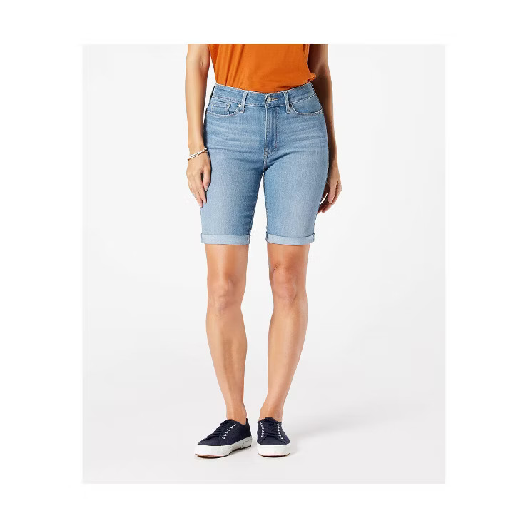 DENIZEN® from Levi's® Women's Mid-Rise 9" Bermuda Jean Shorts | Target