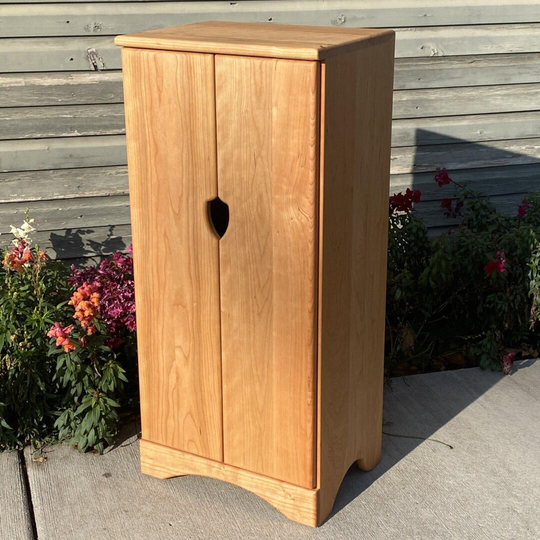 All Cherry or Maple Cabinet Wood Shelving - 36 X 12-3/8 X 16.5 Inches - Bidoors - Art Storage Cab... | Etsy (US)