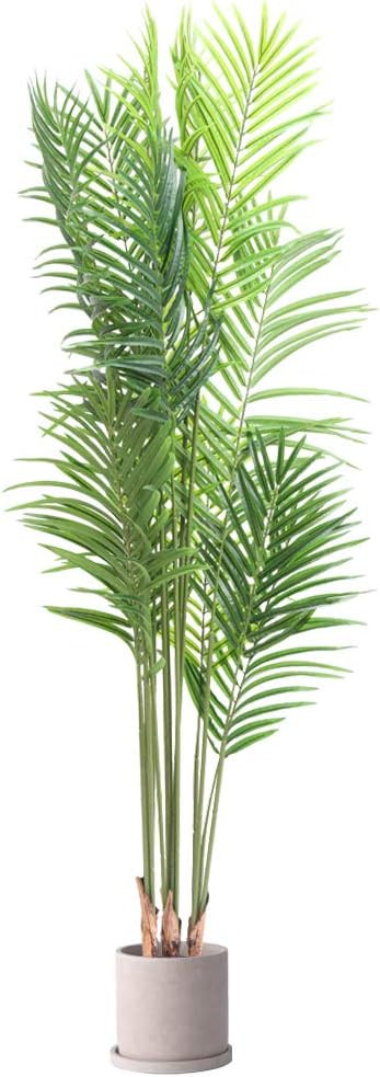 Premium Artificial Travelers Palm Tree, Fiddle Leaf Fig Artificial Trees, Deluxe Bird of Paradise... | Amazon (US)