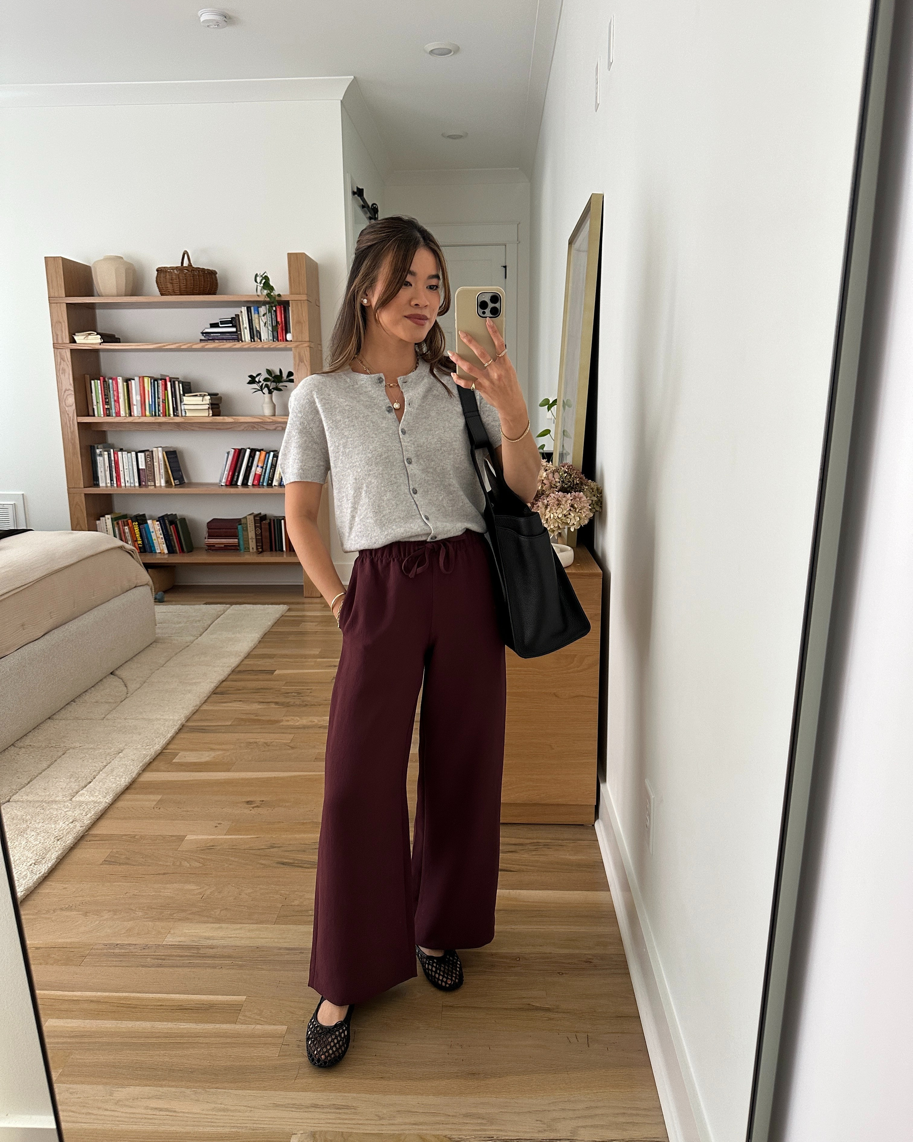 This @Aritzia lodge pants in this color is stunning! Perfect for fall.

Sizing info:
-Aritzia The Lodge Pant Crepette Short (2XS in Gala Plum) 
-Aritzia Bare Chasmere Noteworthy Shortsleeve Cardigan (Small in Heather Chrome) 

Aritzia best sellers, best pieces from Aritzia for petite, Aritzia work pants for petite, what pants from Aritzia will fit if youre petite, Petite style guide, how to dress if you’re petite, Petite style, petite fashion, mom outfit, mom style, petite pants, petite outfit ideas, petite outfits, best pants for petite, petite fall pants, spring style, spring outfits, fall style, fall outfits, vacation outfits, Aritzia pants for petite, Aritzia try on,

#LTKootd #LTKSeasonal #LTKPetite