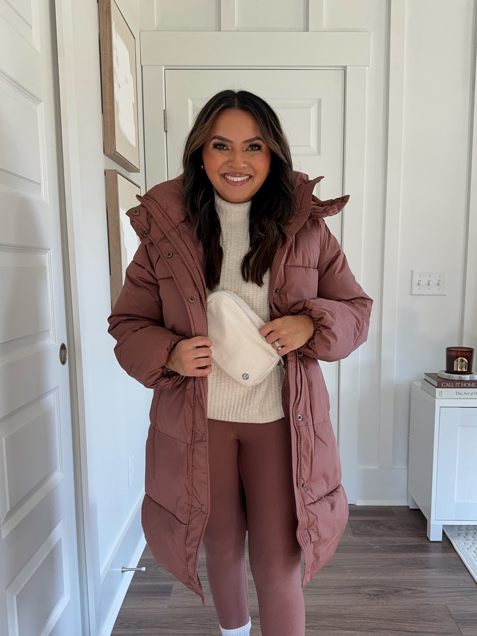 Taupe puffer size XS petite TTS 
White crop sweater size XS petite TTS 
Taupe leggings size S TTS 
Ugg boots size 5 TTS

Activewear
Errand outfit
Petite style 
Ugg boots
Christmas style 
Fall outfit 
Fall style
Fall fashion 
Thanksgiving outfit 
Christmas outfit 
Holidays 

Honey Sweet Petite 
Honeysweetpetite 



#LTKTravel #LTKStyleTip #LTKSaleAlert