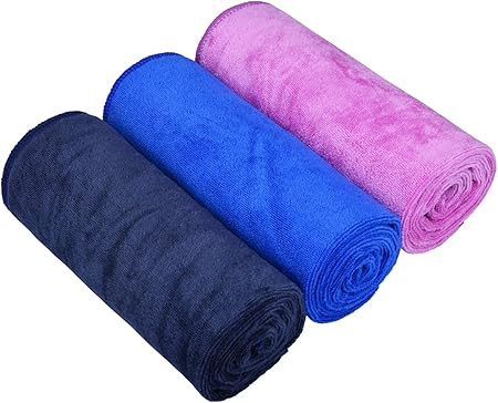 HOPESHINE Microfiber Exercise Fitness Home Gyms Towels for Men & Women Absorbent Sweat Yoga Towel... | Amazon (US)