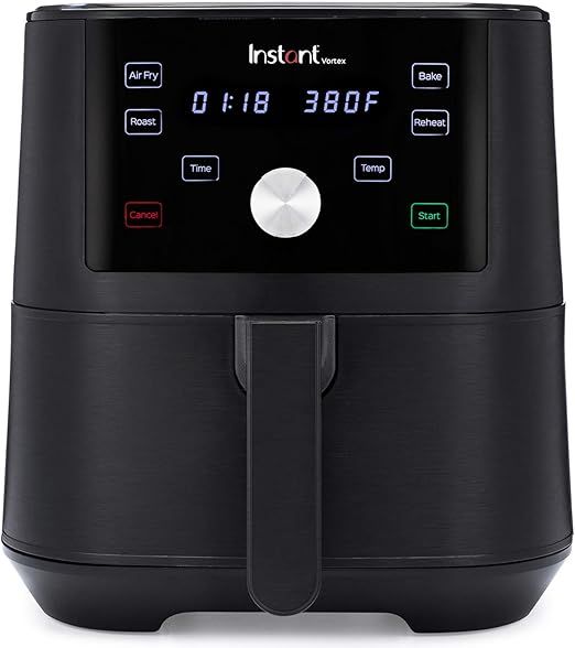 Instant Vortex Air Fryer 4 in 1, Best Fries Ever, Roast, Bake, Reheat, 6 Qt, 1700W | Amazon (US)