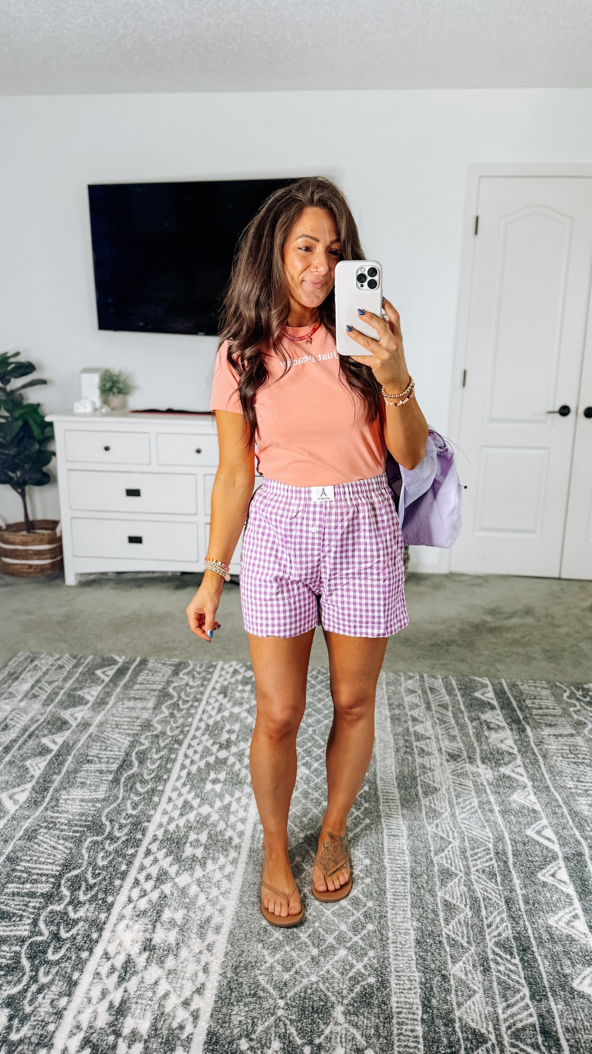 Cutest $7 graphic tee and boxer shorts outfit 

#LTKActive #LTKPetite #LTKootd