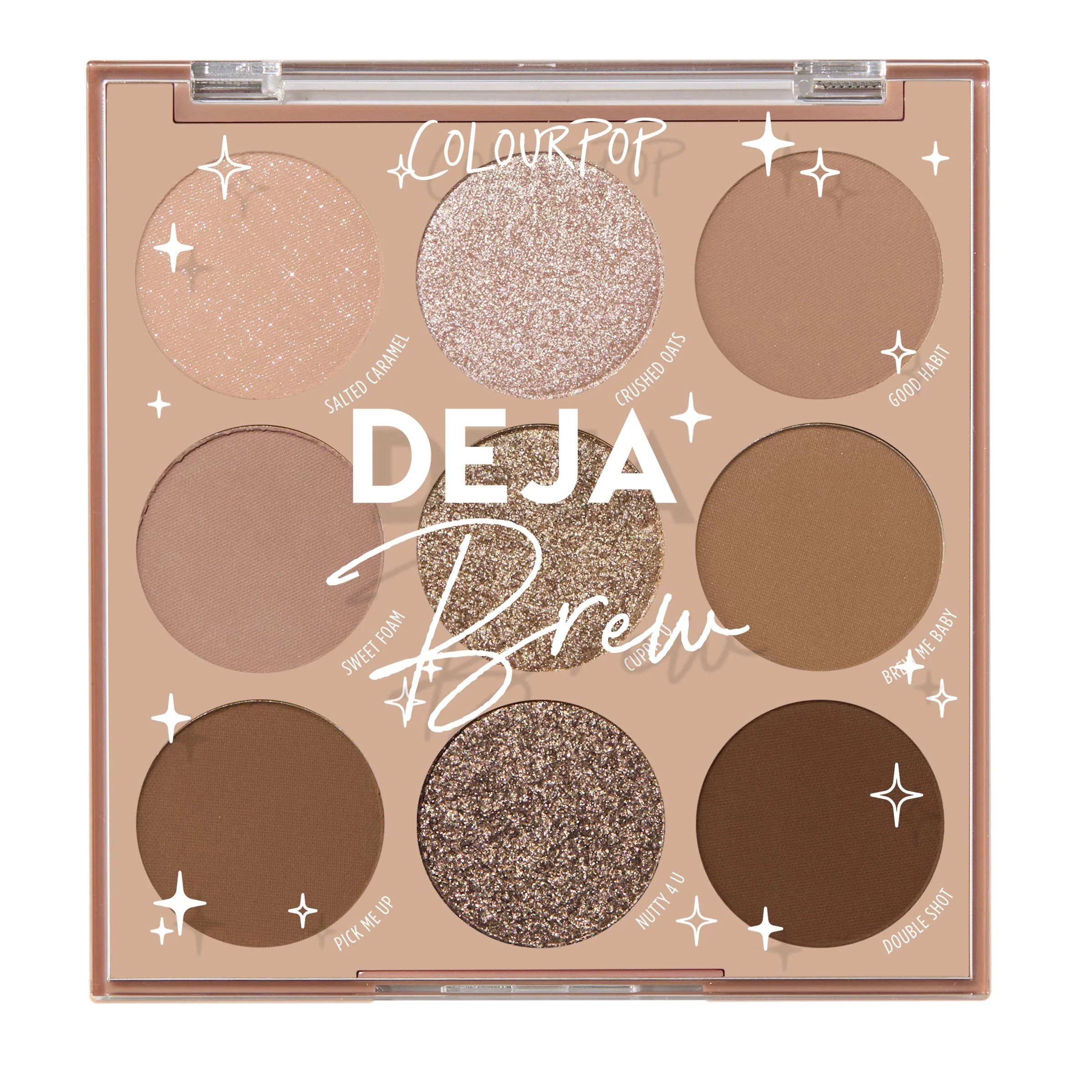 Deja Brew Eye Shadow Palette in Nude | ColourPop | Colourpop