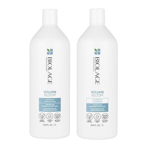 BIOLAGE Volume Bloom Shampoo | Lightweight Volume & Shine | For Fine Hair | Paraben & Silicone... | Amazon (US)