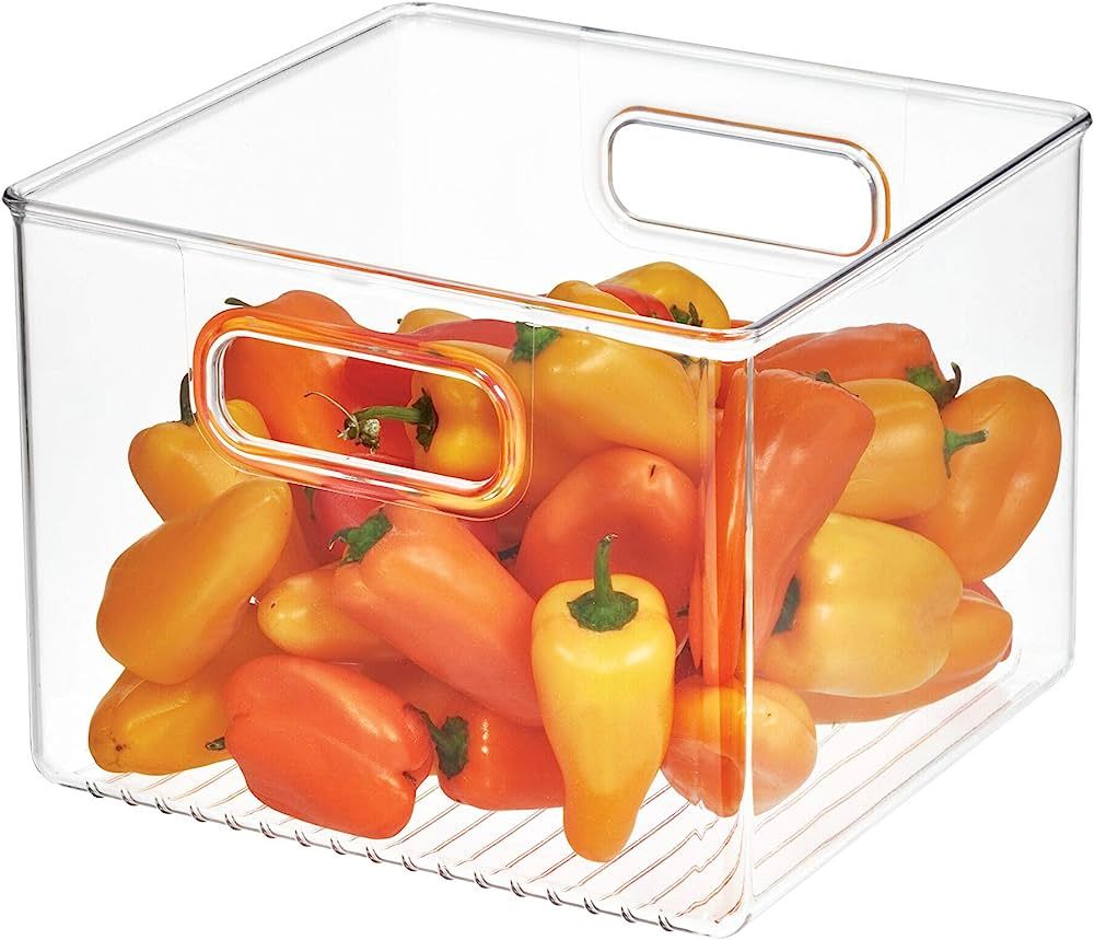 iDesign Recycled Plastic Pantry and Kitchen Storage, Freezer and Fridge Organizer Bin with Easy G... | Amazon (US)