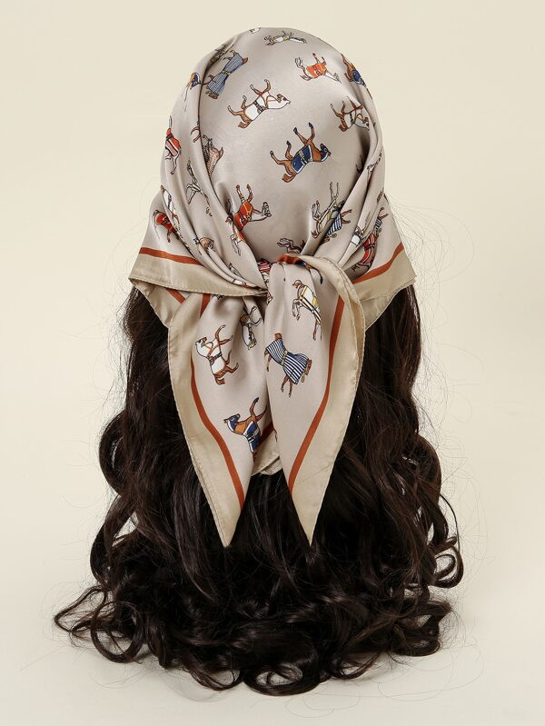 Allover Horse Print Bandana Lexury Accesories SKU: sc2205206212673383(100+ Reviews)$2.70$2.57Join... | SHEIN