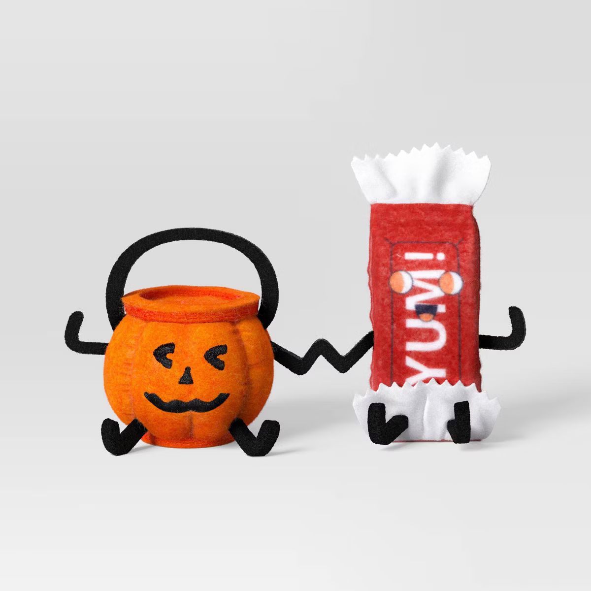 Felt Candy Bowl and Candy Bar Duo Halloween Figurine Set- Hyde & EEK! Boutique™ | Target