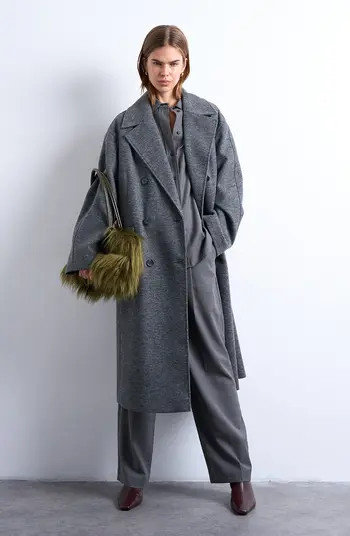 Double Breasted Long Coat | Nordstrom Rack