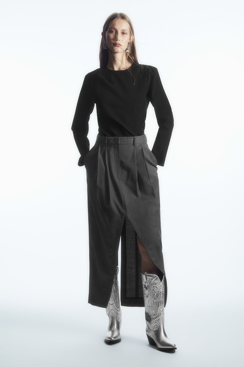 DECONSTRUCTED WOOL PENCIL SKIRT | COS (EU)