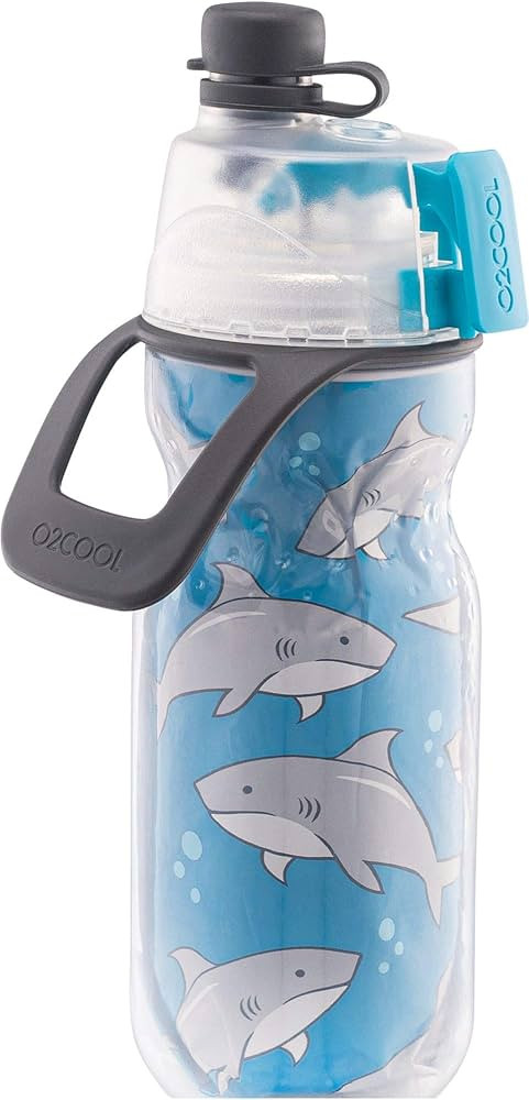O2COOL Mist 'N Sip Misting Water Bottle 2-in-1 Mist And Sip Function With No Leak Pull Top Spout ... | Amazon (US)