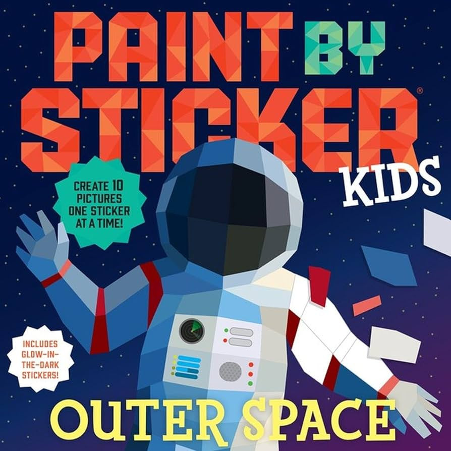 Paint by Sticker Kids (Official): Outer Space: Create 10 Pictures One Sticker at a Time! Includes... | Amazon (US)