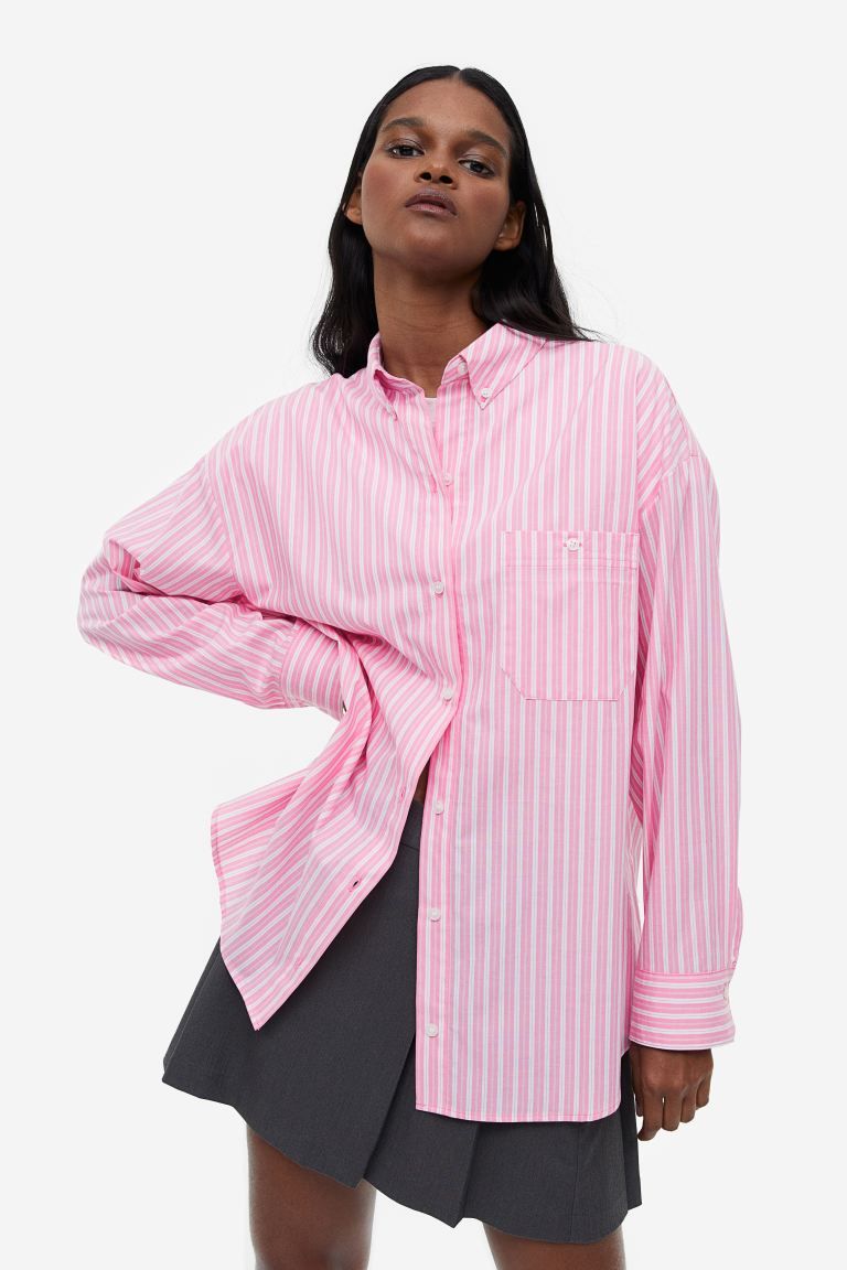 Oversized Poplin Shirt | H&M (US)