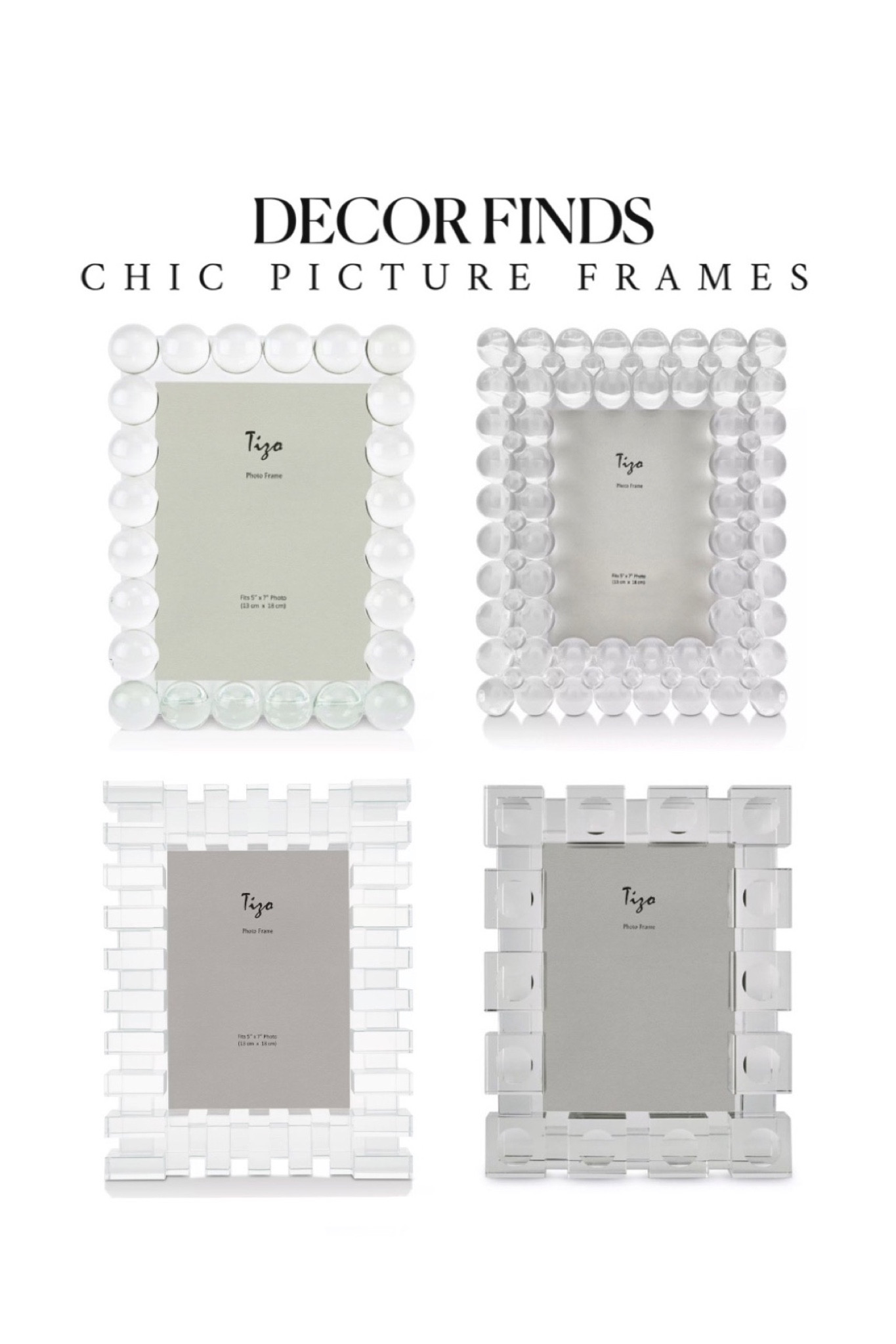 TAKE 20% OFF $100+ WITH CODE: TAKE20

Crystal picture frames, Crystal
Frames, home decor Mother’s Day gift ideas 

#LTKunder50 #LTKsalealert #LTKhome