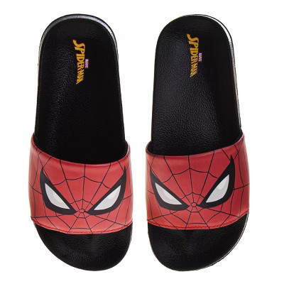Spider-Man Boys' Slides. (Little Kids) - Black/Red, Size: 11-12 | Target