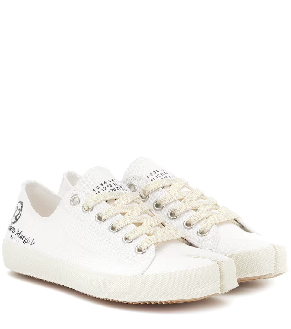 Tabi logo canvas low-top sneakers | Mytheresa (INTL)
