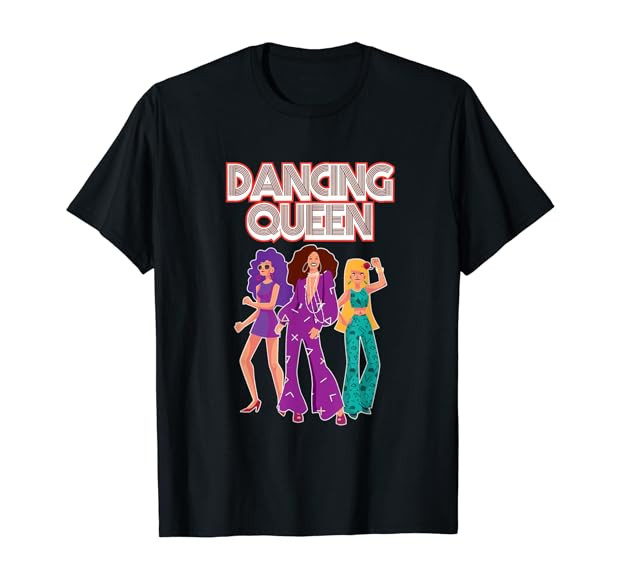 Fun Dancing Queen Disco Dance Club Party 1970s Gift T-Shirt | Amazon (US)