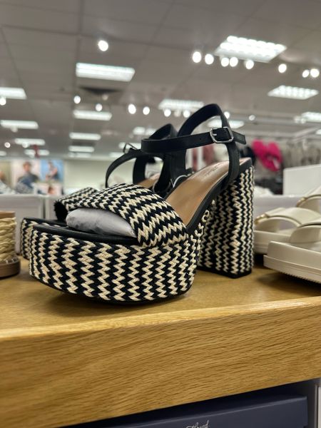 Cute Target finds: Black and white platform heels. Open toed shoes 

#LTKwedding #LTKshoecrush #LTKparties