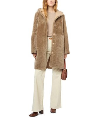Gerard Darel Lelie Shearling Leather Coat  | Bloomingdale's Women | Bloomingdale's (US)