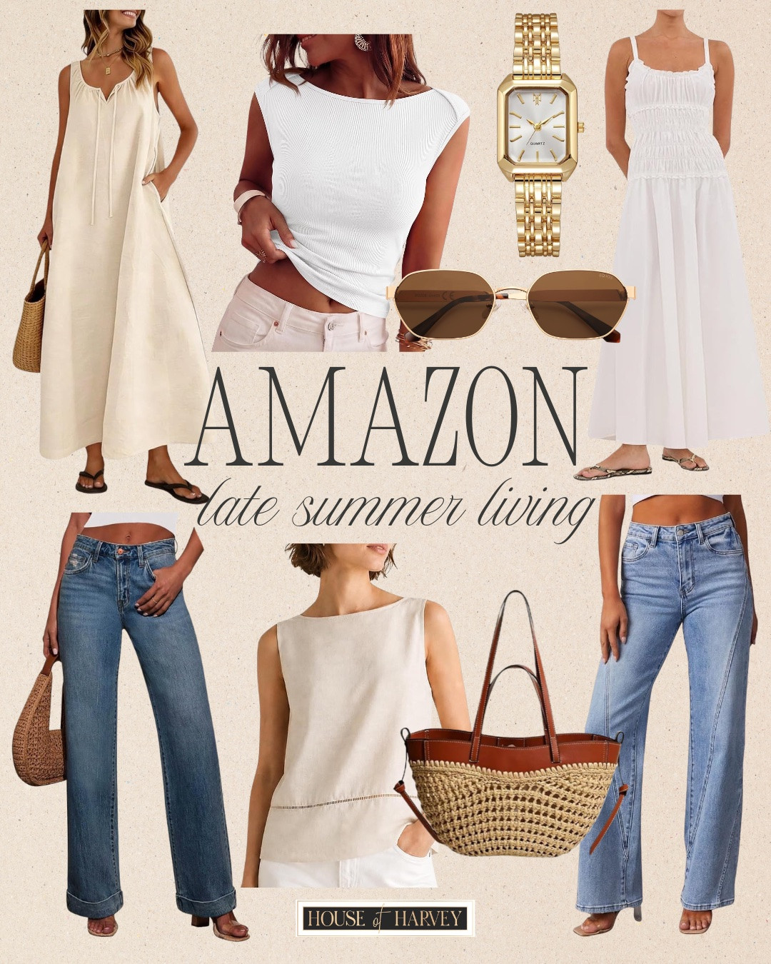 Amazon—late summer living! This week it’s all about enjoying the quiet rhythm before the season changes. Easy layers, relaxed silhouettes, and familiar favorites make everyday moments feel just a little slower. I found some amazing pieces all from Amazon that embody this style vibe! I have some maxi dresses, jeans, tops and other fun accessories. All linked ⬆️

#ltkcreator #ltkfinds #ltkwatchnow #amazon #amazonfinds #summer #summerstyle #summerfashion

#LTKgrwm #LTKootd #LTKSeasonal