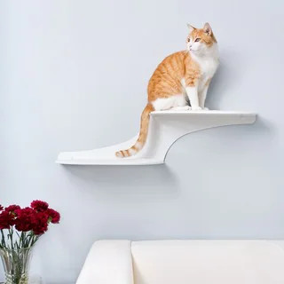 The Refined Feline Cat Clouds Cat Shelf (Right - White) | Bed Bath & Beyond