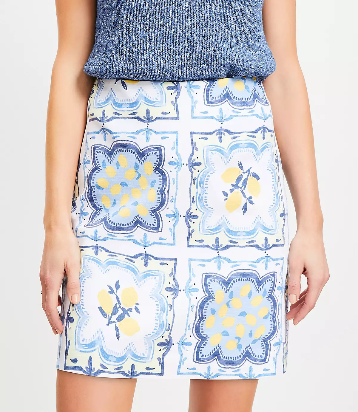Lemon Mini Skirt | LOFT