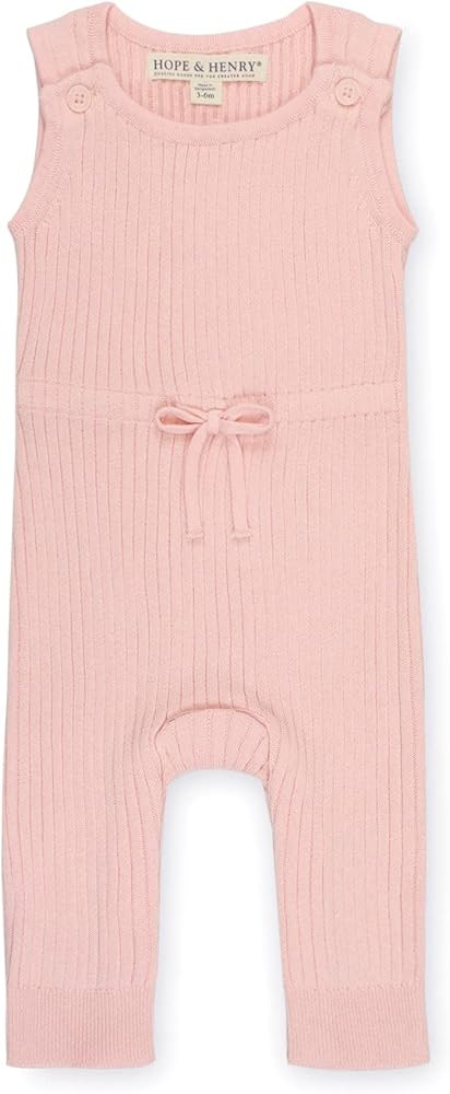 Hope & Henry Organic Cotton Sweater Romper with Button Front | Amazon (US)