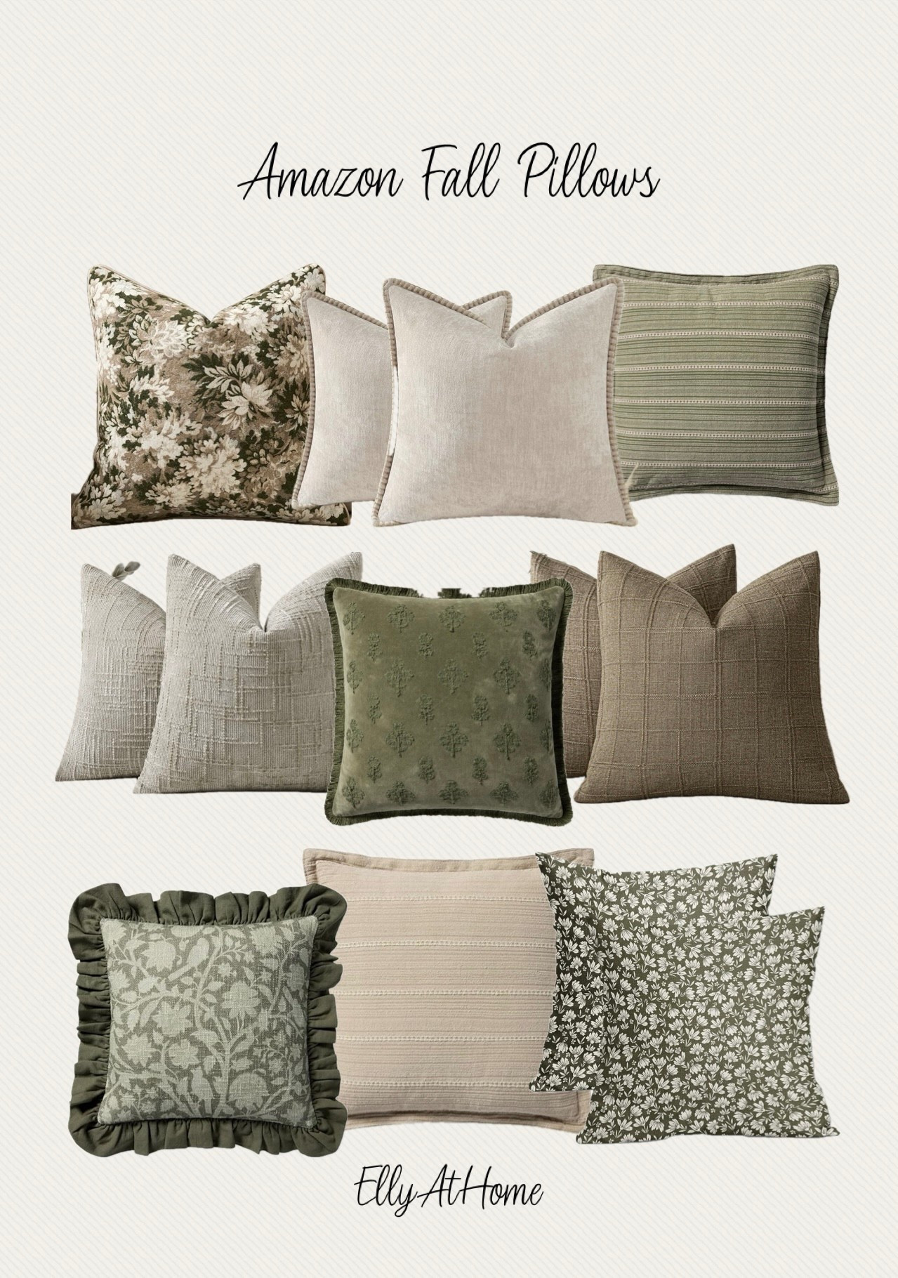 Pretty fall throw pillows in beautiful textures! Also shop cozy throw blankets! Fall home decor accessories. Amazon home, free delivery. 

#LTKFindsUnder50 #LTKStyleTip #LTKHome