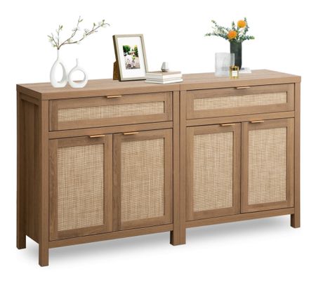 Such an affordable rattan cabinet. It comes in 3 colors

Buffet cabinet / entryway cabinet/ credenza / affordable furniture/ 

#LTKHome #LTKSaleAlert