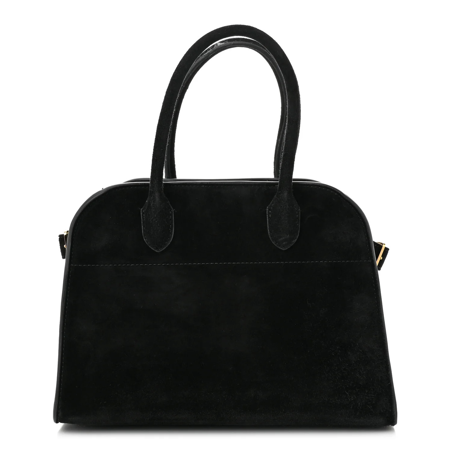 Suede Soft Margaux 10 Bag Black | FASHIONPHILE (US)