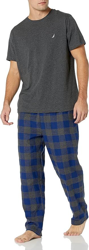 Nautica Men's Flannel Pajama Set | Amazon (US)