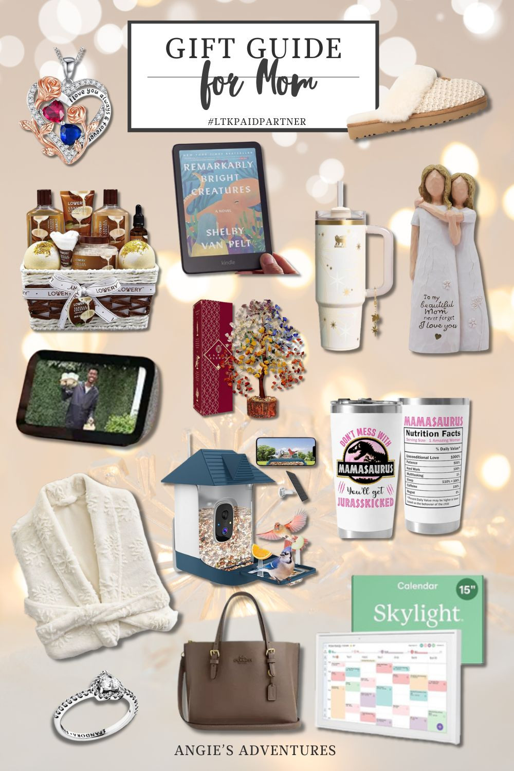 If you’re shopping for the mom who does everything — this list is packed with cozy favorites, sentimental keepsakes, and practical everyday luxuries she’ll actually use. 💗

From spa-day gift boxes and cozy robes, to personalized jewelry, smart home fragrances, and designer-inspired totes — these gifts are perfect for moms, bonus moms, mother-in-laws, and the special women who deserve a little extra love this season. 💕

Whether she’s the cozy homebody, the glam & stylish mom, or the memory-making mom, there’s something here she’ll adore. Tap to shop my top picks! ⬇️

Treat her to something that feels just for her. 💝

#LTKGiftGuide #GiftsForMom #HolidayGifts #CozyGifts #SelfCareSunday #GiftGuideForHer #MomsDeserveTheBest #HolidayShopping #LTKHoliday #LTKGiftIdeas 

 #LTKGiftGuide #LTKHoliday #LTKmomlife