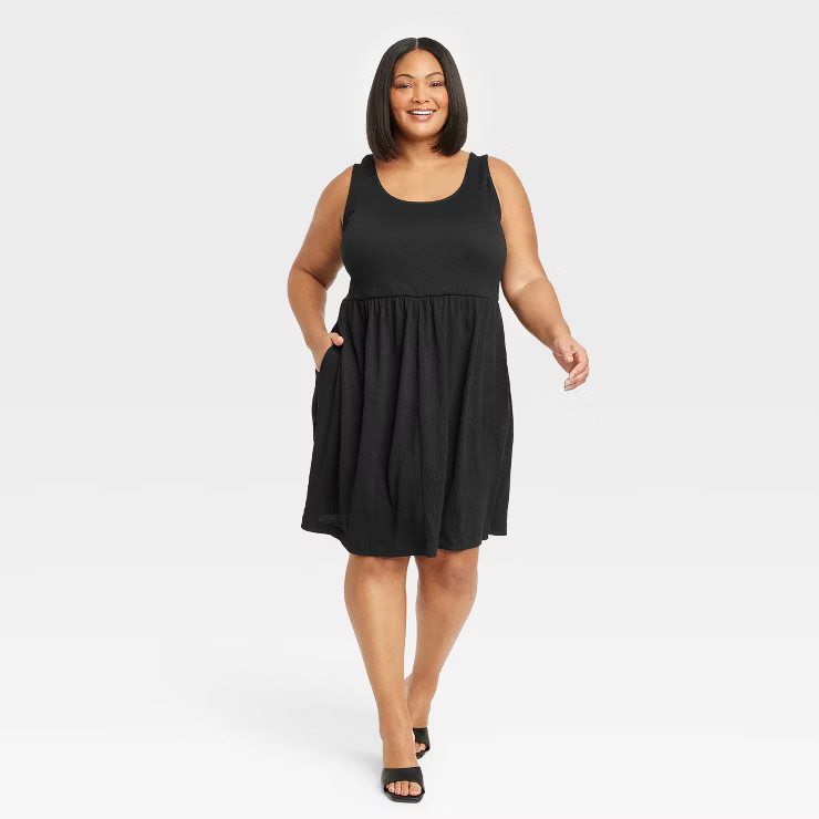 Women's Sleeveless Babydoll Dress - Ava & Viv™ | Target