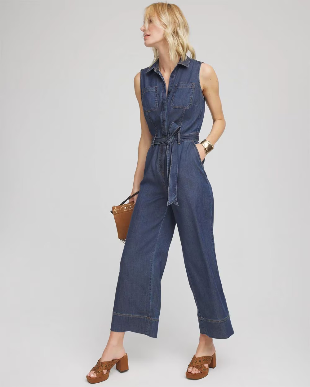 Denim Wide-Leg Jumpsuit | Chico's