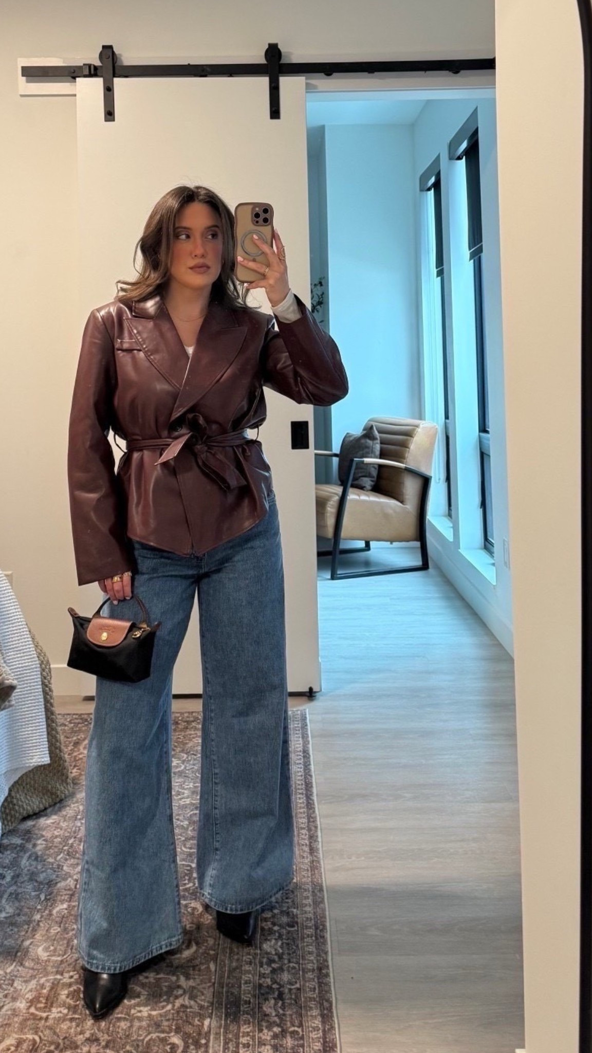 Leather jacket / M
Jeans 29 (run long!)
Such a good Amazon find!! 

#LTKootd