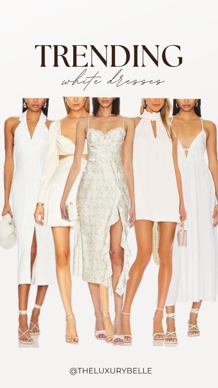 TRENDING: white dresses! 

#LTKSeasonal #LTKstyletip