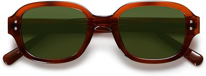 SOJOS Rectangle Sunglasses for Women Vintage Trendy Outdoor Travel Sun Glasses Square Frame SJ221... | Amazon (US)