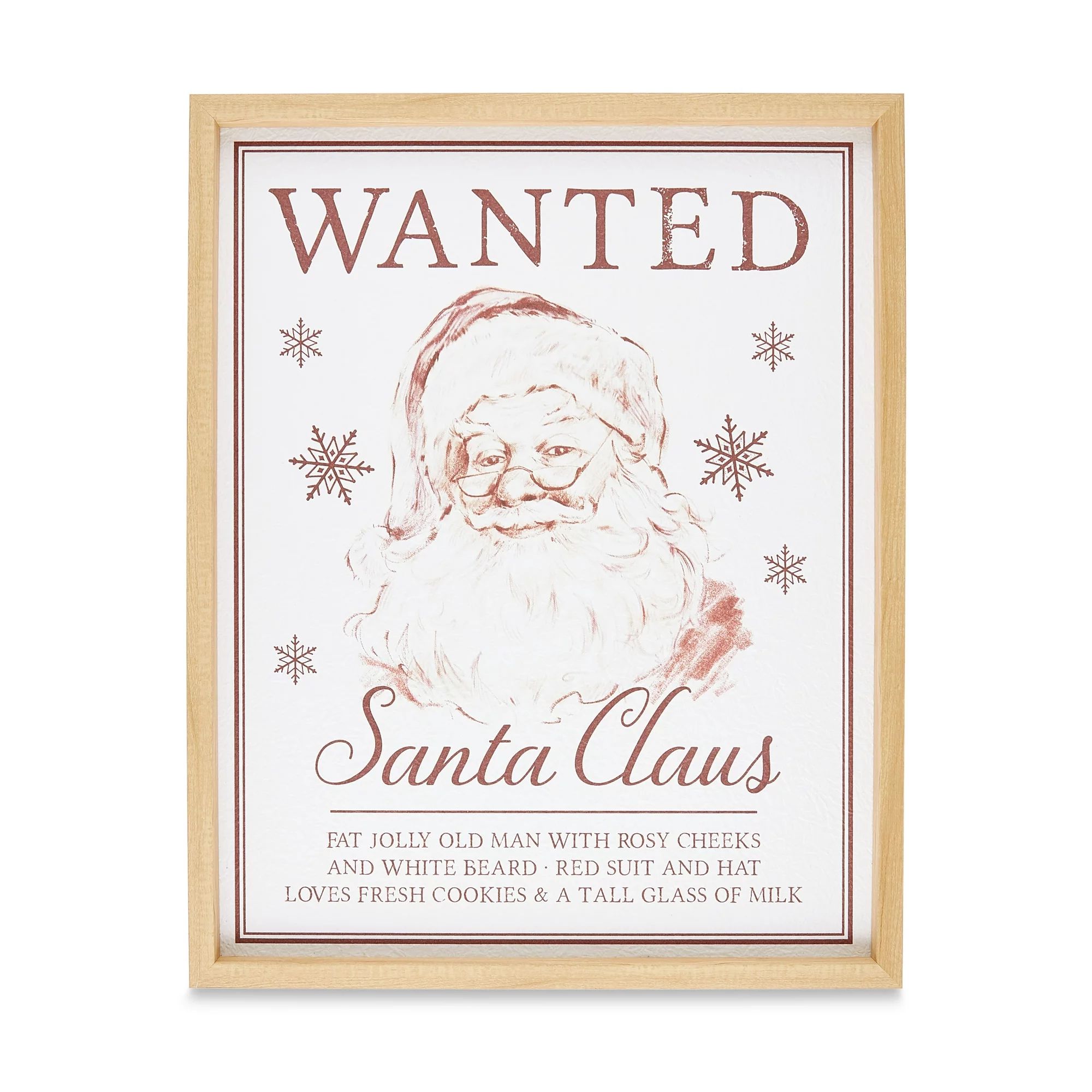 Traditional Santa Wanted Holiday Sign, 16 ft x 20 ft , by Holiday Time | Walmart (US)