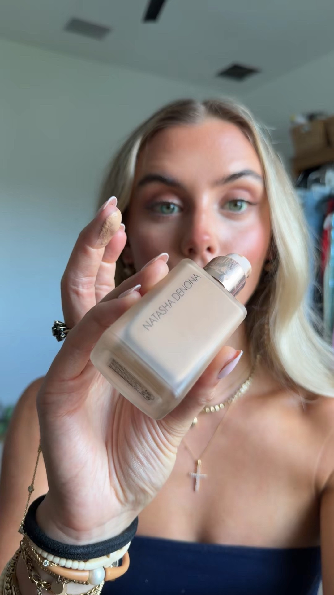 Shade N6! @Natasha Denona HY-GLAM FOUNDATION is a medium-buildable blurring & self-setting radiant serum foundation that hydrates & balances oils for up to 18hrs of creaseless wear. Developed with Korean tech & Japanese Amino Acid Pigments, this anti-aging HY-BRID boosts collagen production & antioxidant defenses

#LTKgrwm #LTKselfcare #LTKBeauty