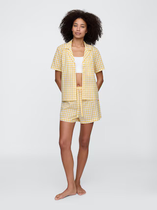 Poplin PJ Shorts | Gap Factory