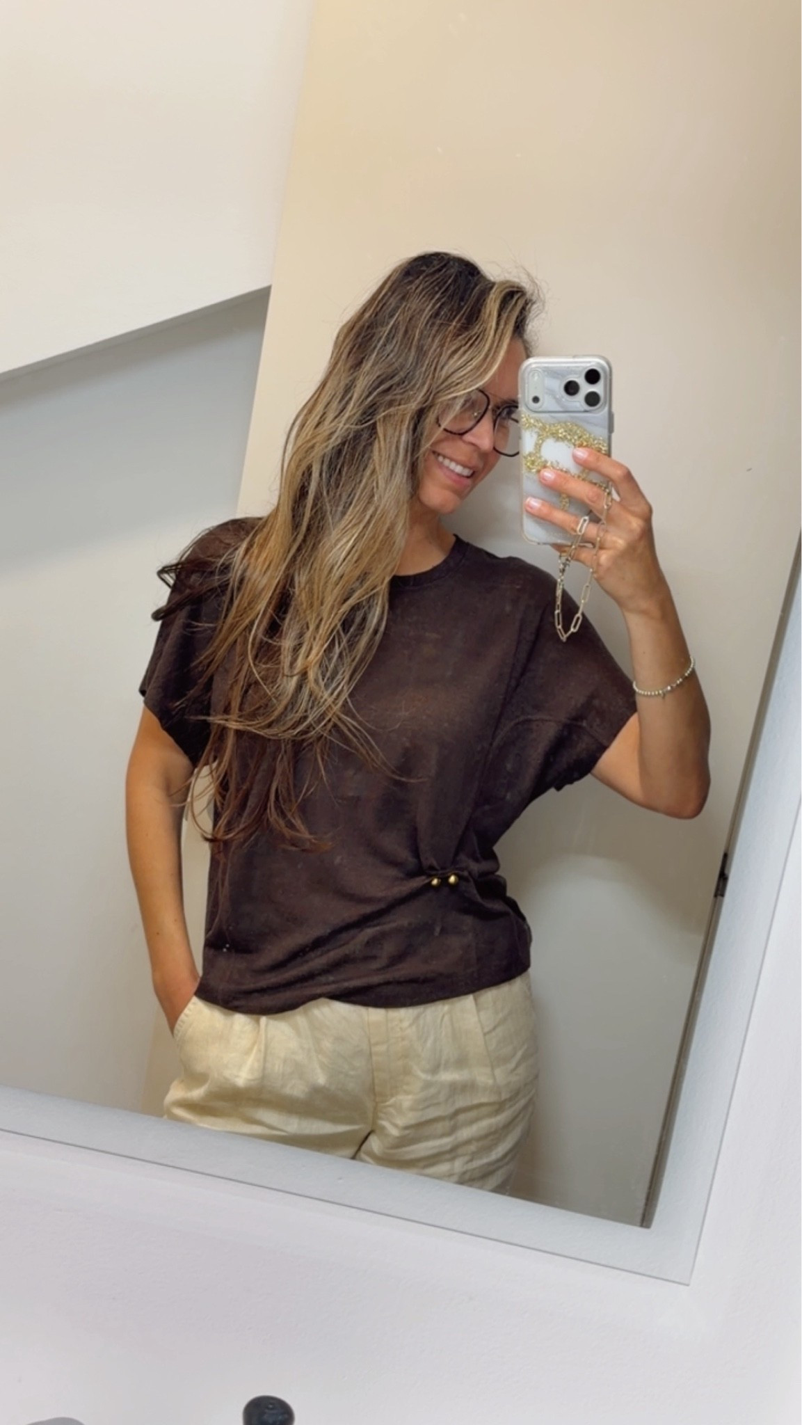 Brown linen t shirt is great summer staple. Pair it with white or yellow linen pants 😊🌻☀️

#LTKootd #LTKgrwm #LTKOver40