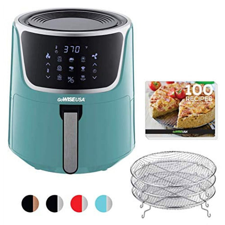 GoWISE USA GW22954 7-Quart Electric Air Fryer with Dehydrator& 3 Stackable Racks, Digital Touchsc... | Walmart (US)