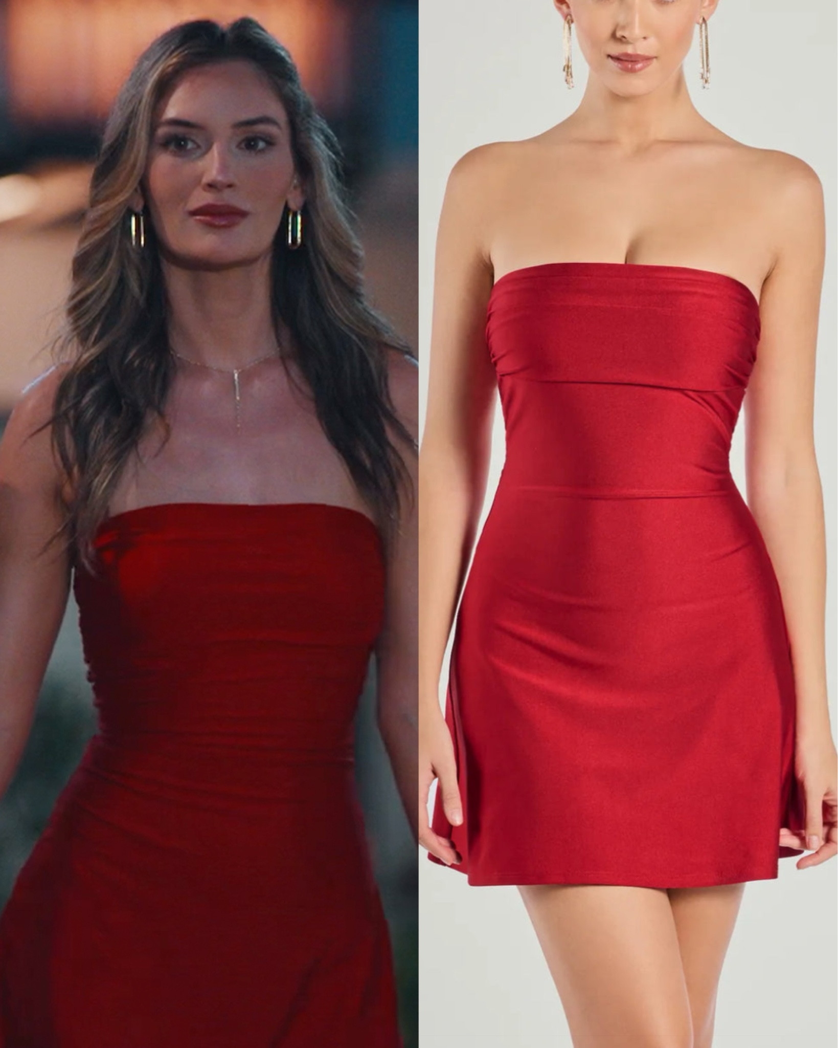 episode 9 rose ceremony dress 