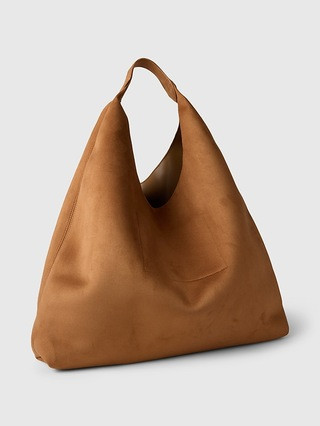 Vegan Suede Slouchy Tote Bag | Gap (US)