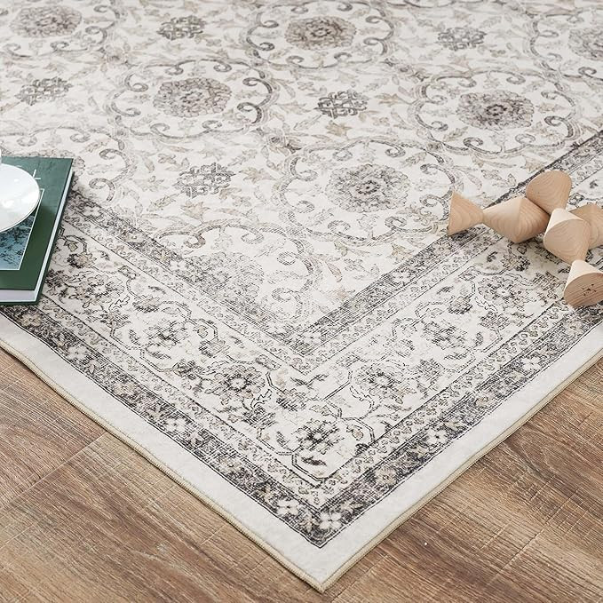 jinchan Runner Rug 2x6 Washable Runner Rug with Rubber Backing Ultra-Thin Distressed Non Slip Kit... | Amazon (US)